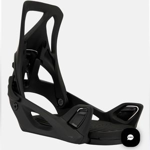 Burton step in bindings. Size Large women’s shoe size 9 -10